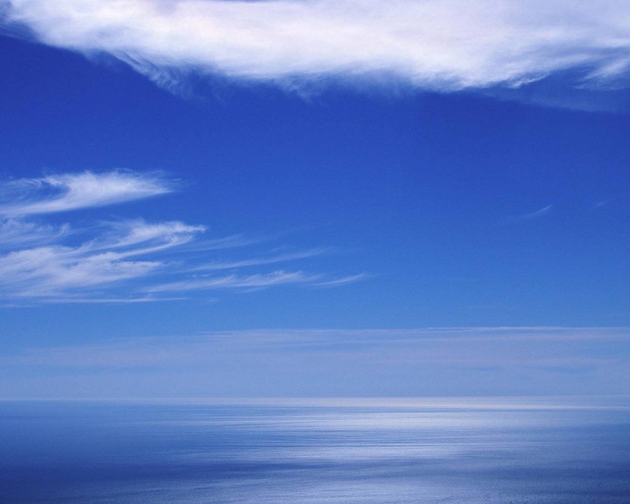 Чистый морской горизонт обои