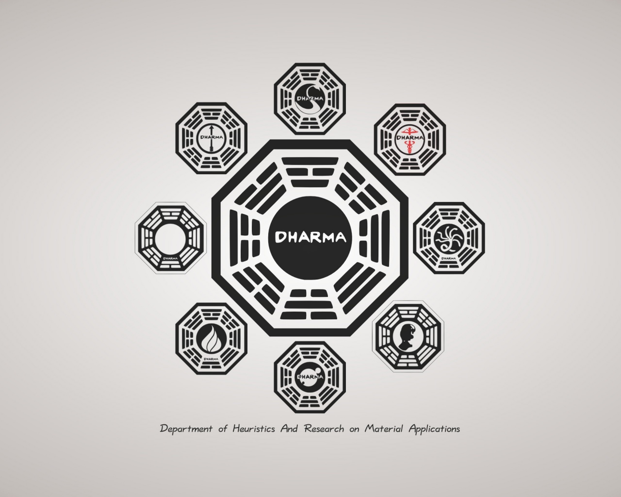 Логотипы станций Дхарма обои