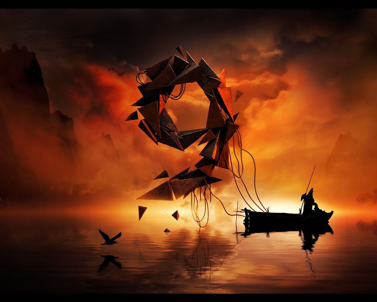 Девять обои