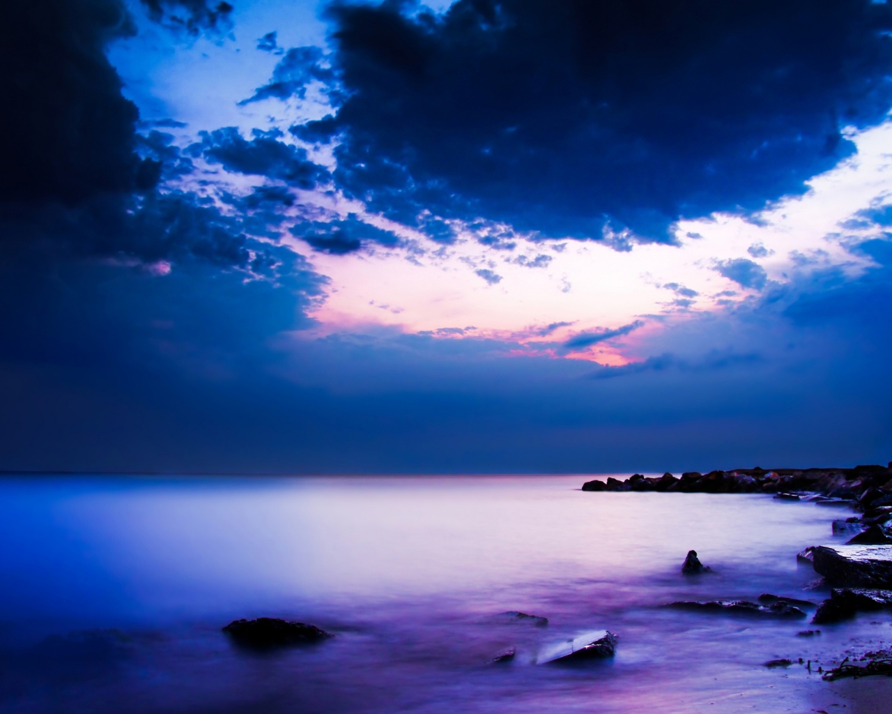 Загадочный свет обои