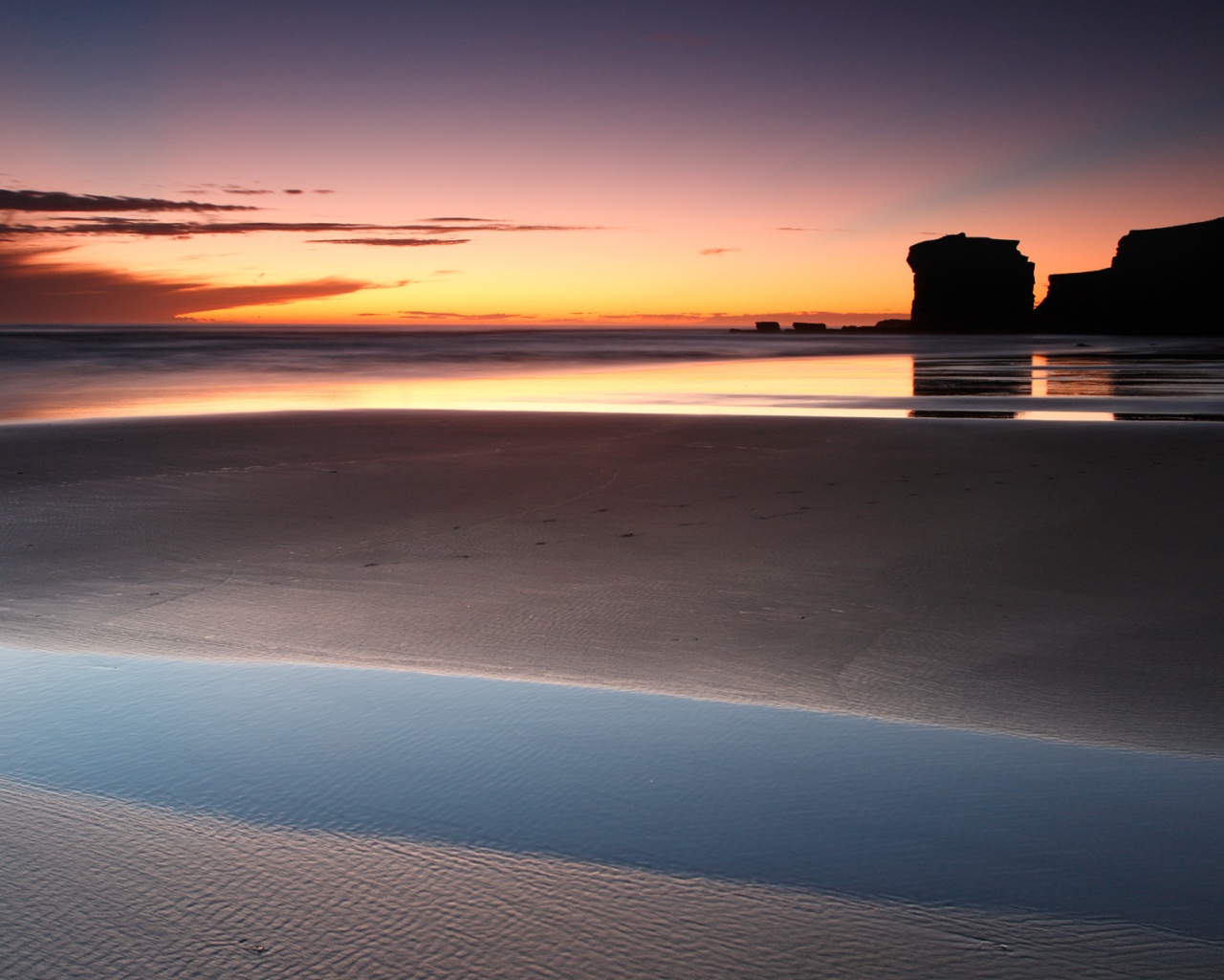 Песчанная отмель обои