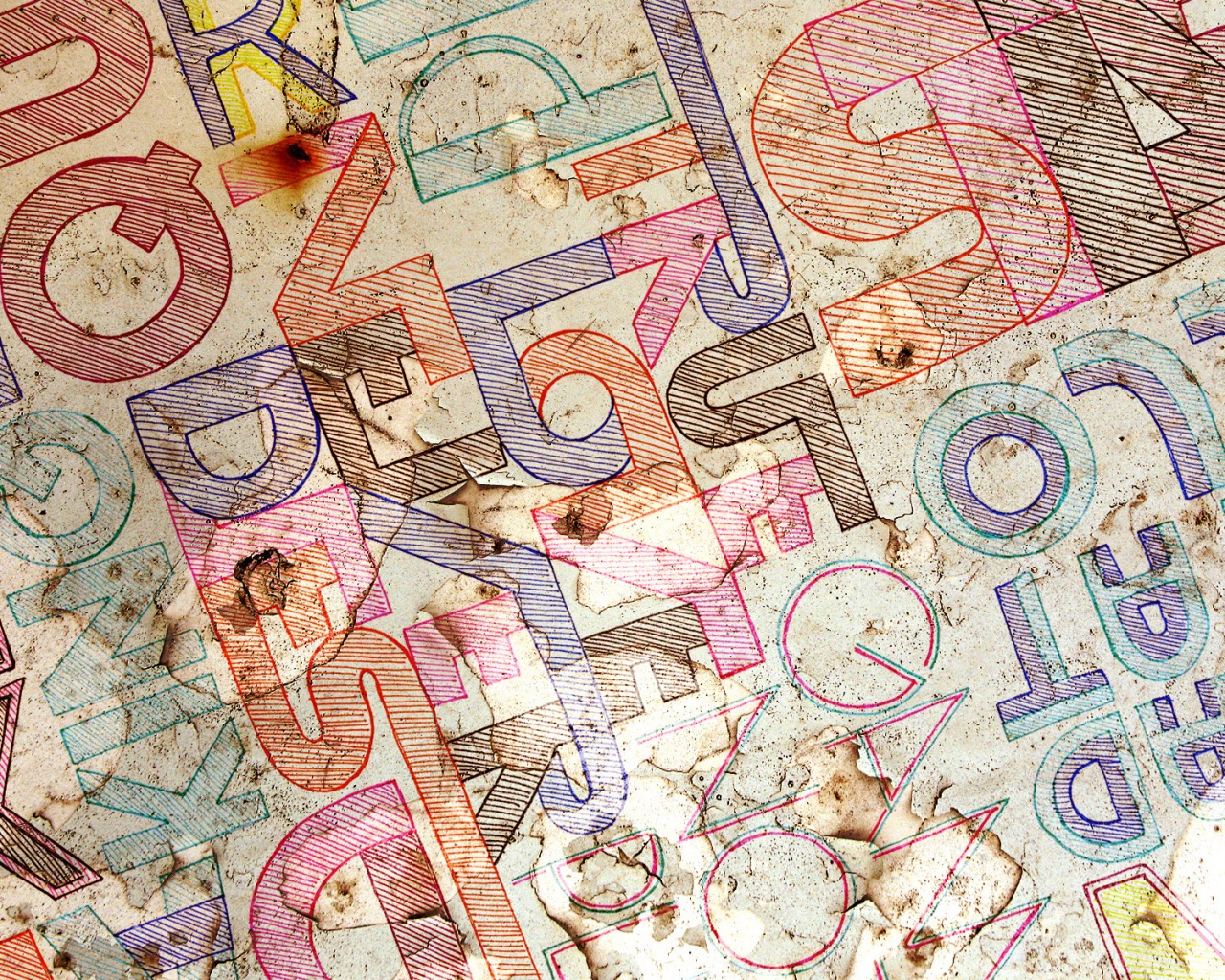 Буквы и надписи обои