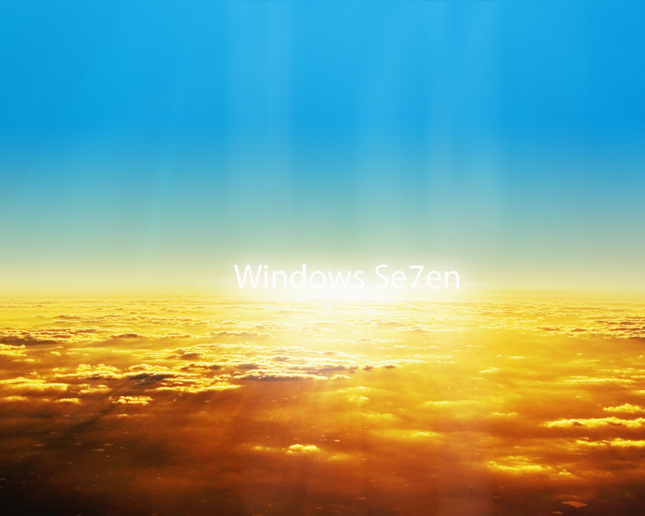 Восход над облаками обои