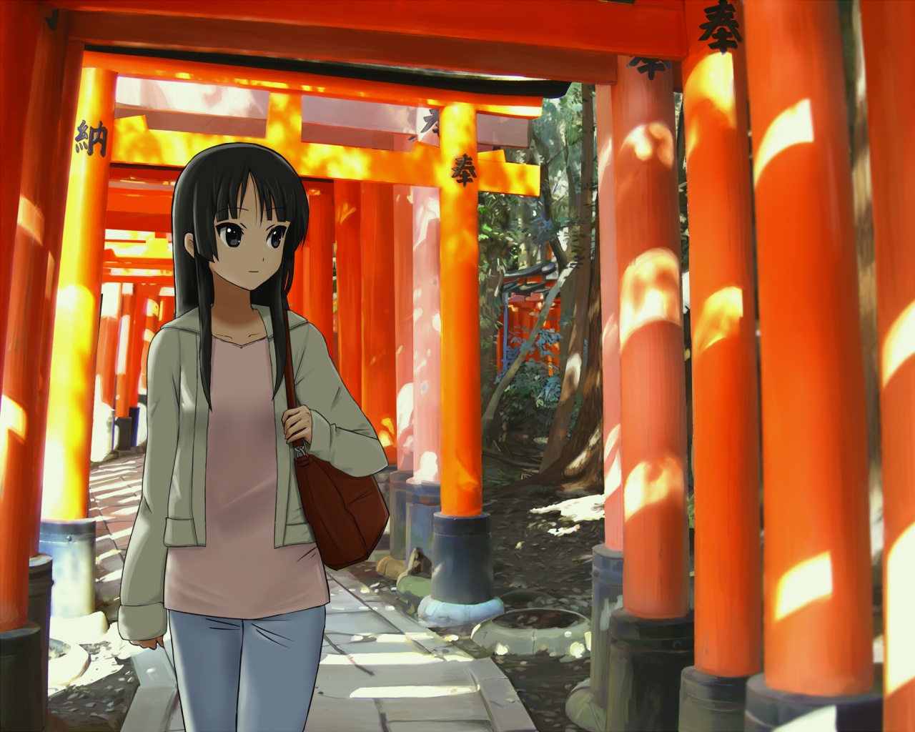 Акияма Мио обои