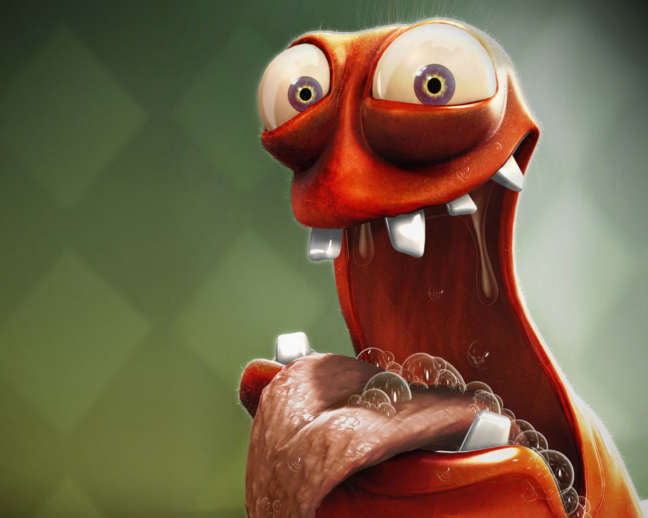 Микроб на ободке вашего унитаза обои