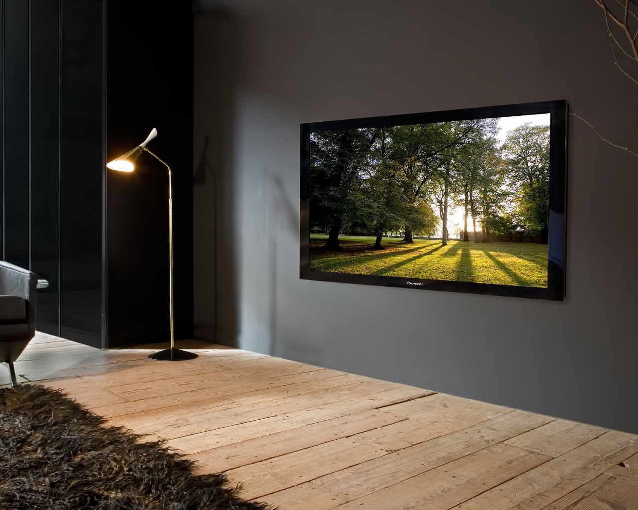 Интересный интерьер квартиры в минималистическом стиле обои