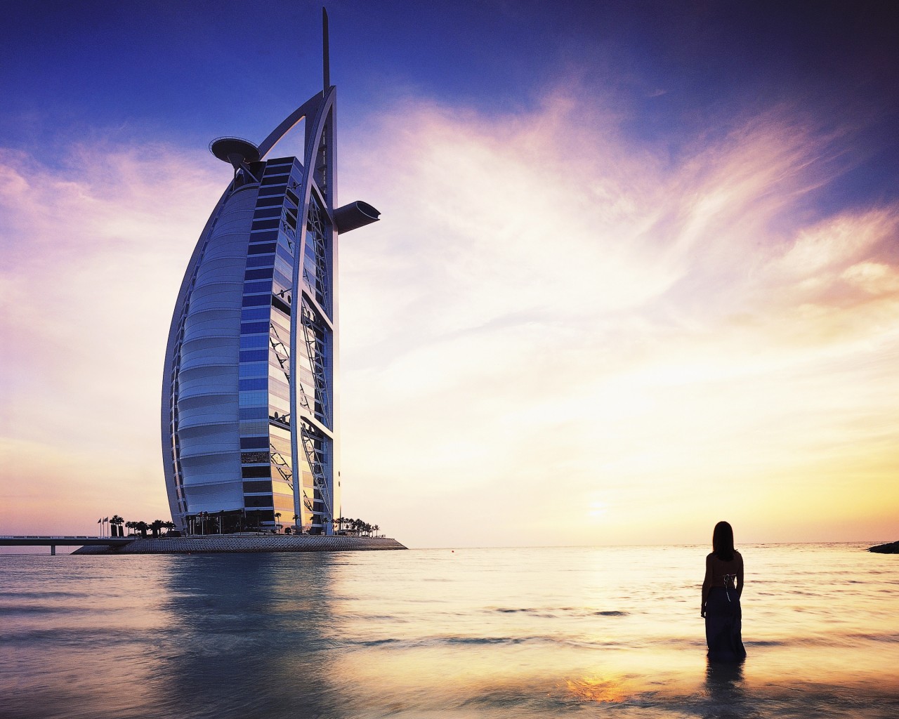 Бурдж Аль Араб в Дубае обои
