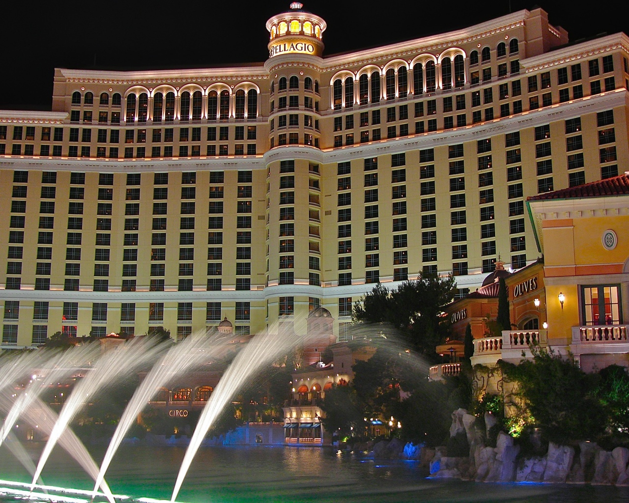 Казино Bellagio в Лас-Вегасе обои