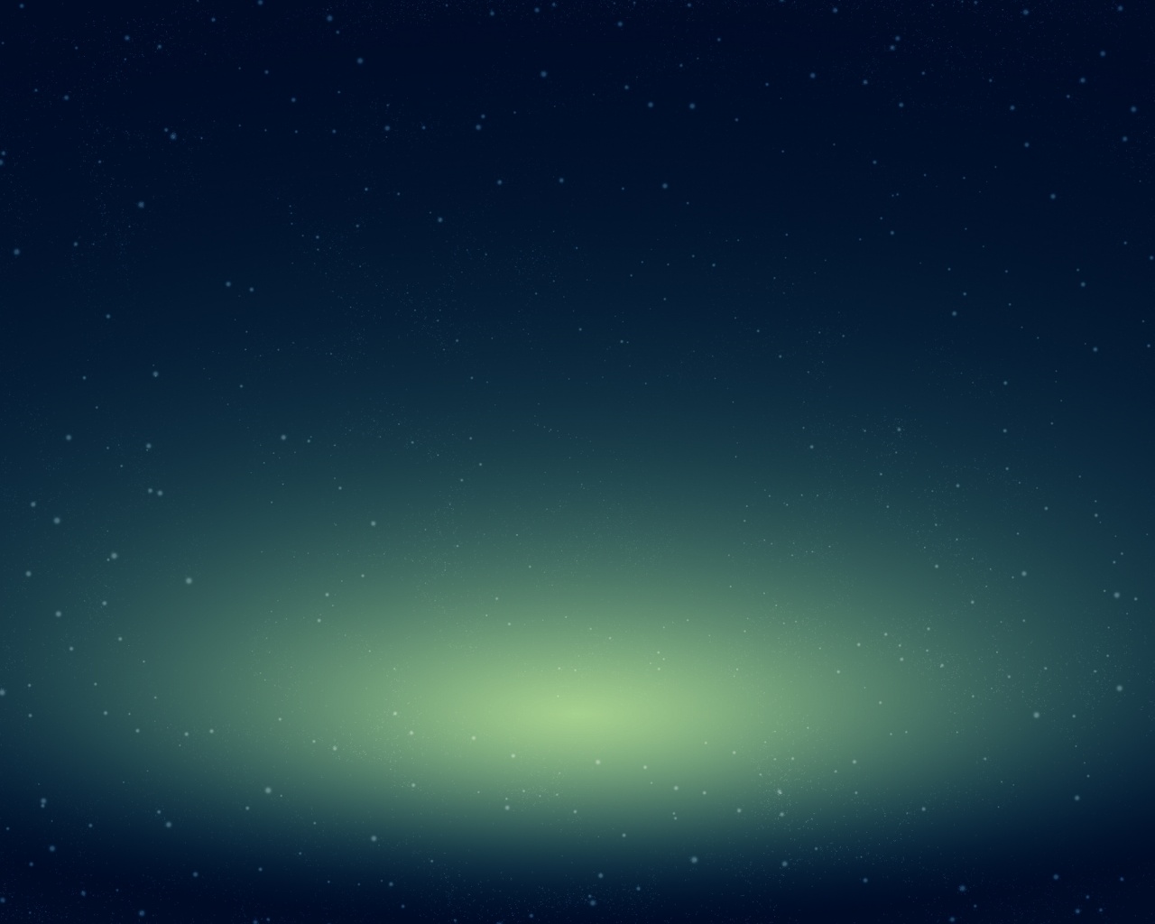 Свечение в ночном небе обои