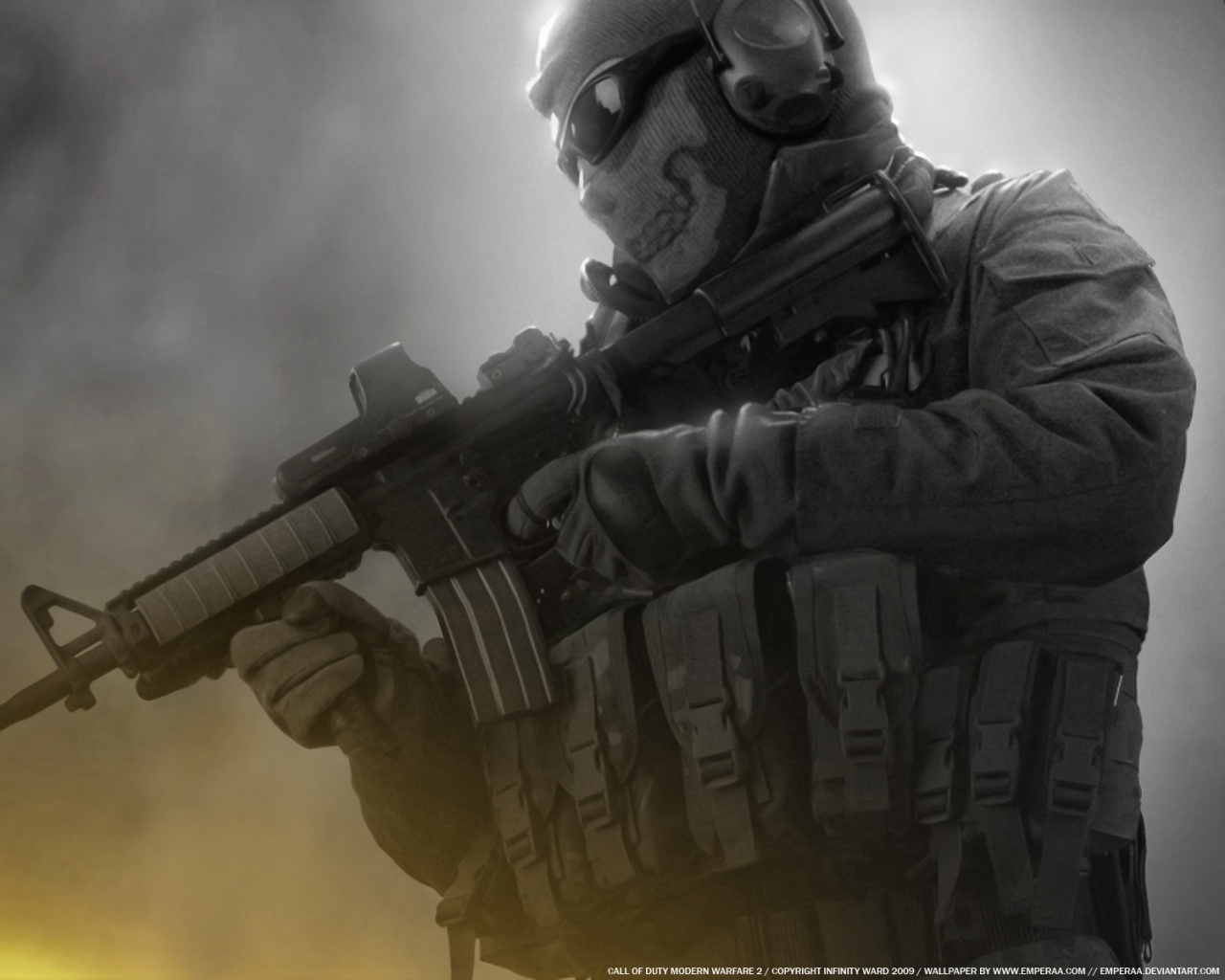 Солдат в маске обои