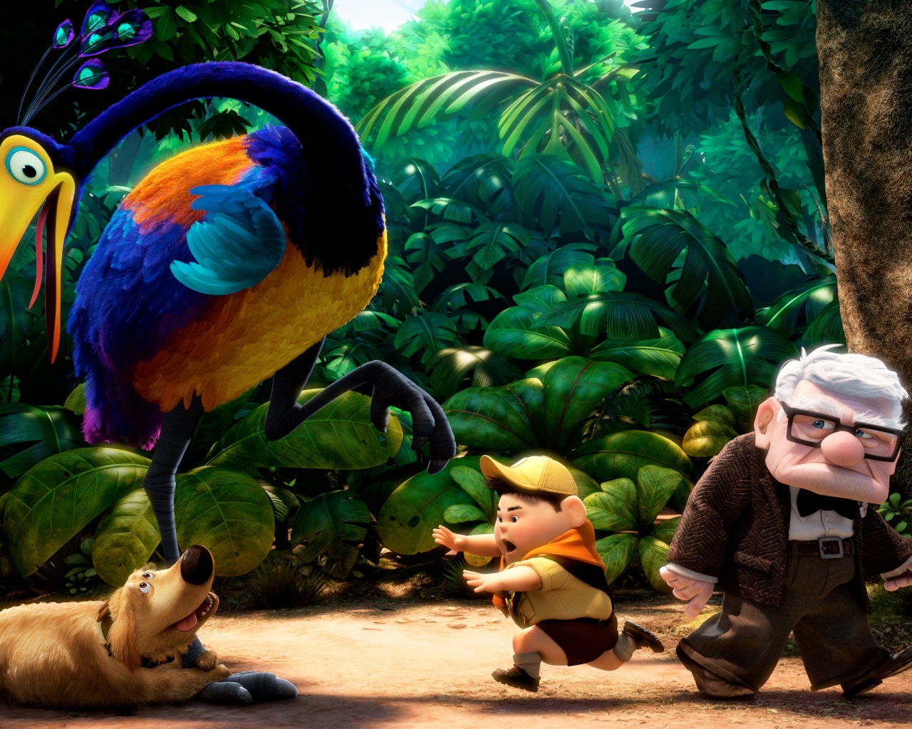 Герои мульфильма "Вверх" обои