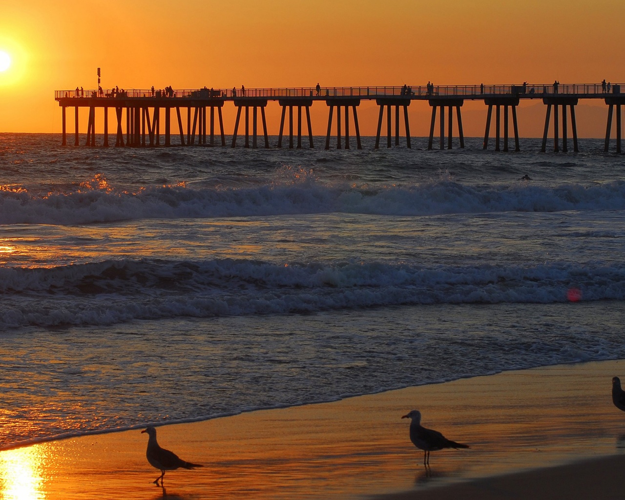 Морская терасса обои