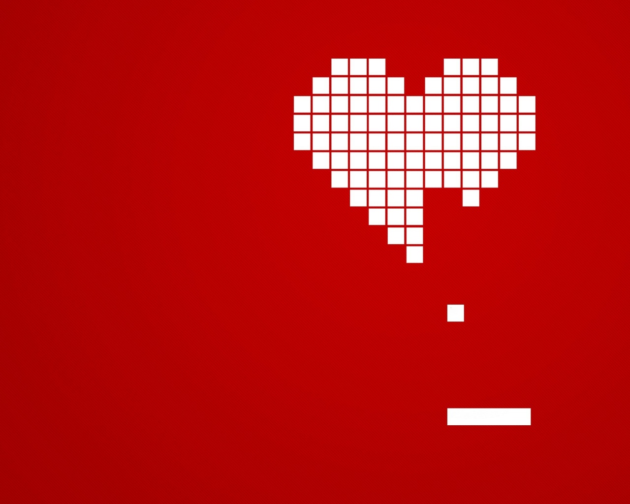 Уровень в виде сердца обои