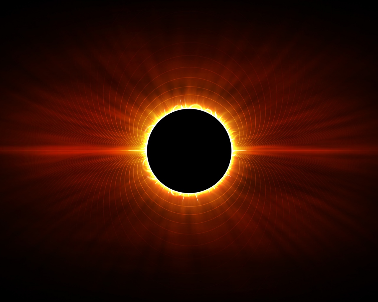 Солнецное затмение обои