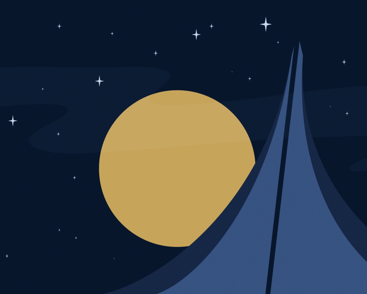 Полная луна обои