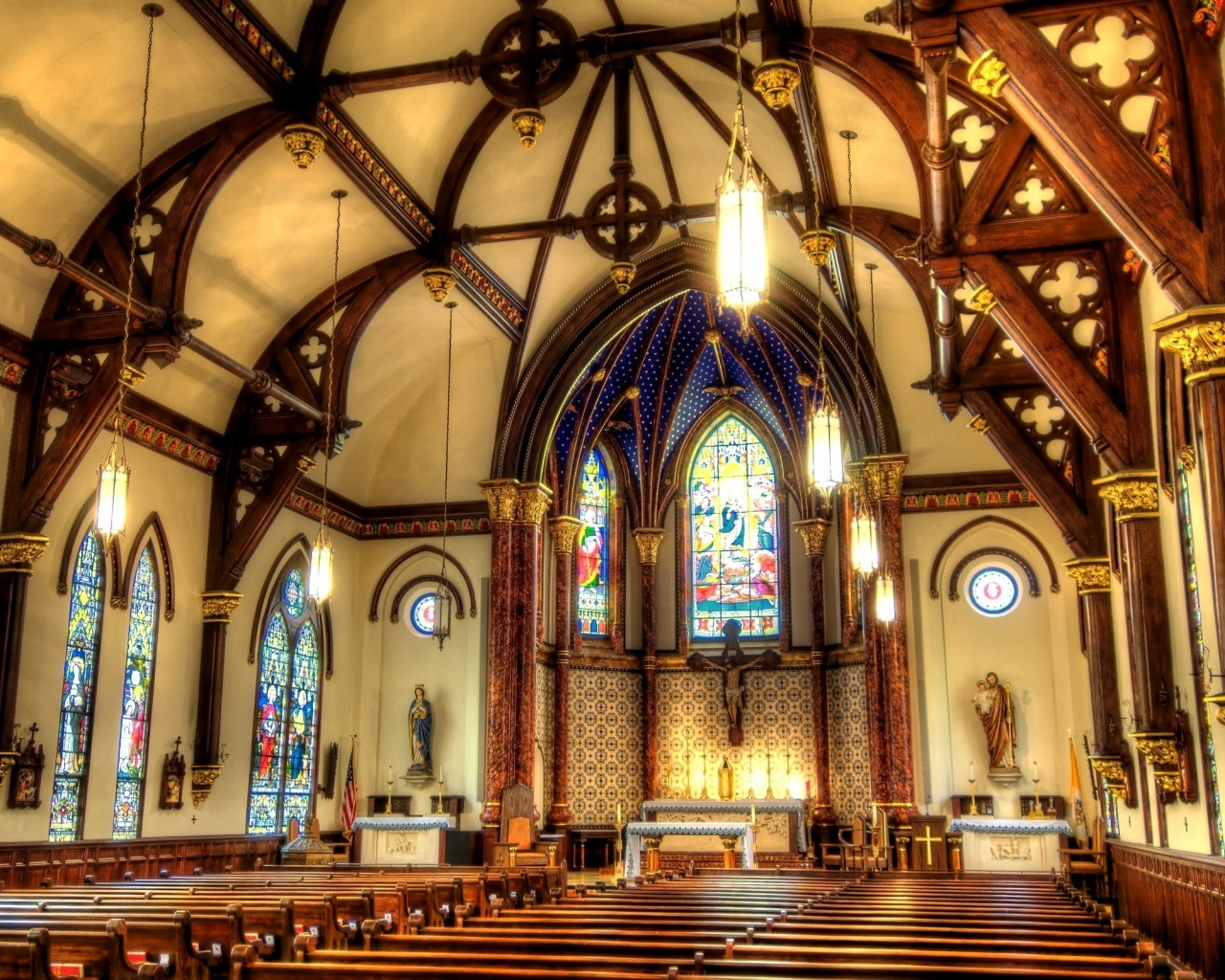 Внутреннее убранство собора обои