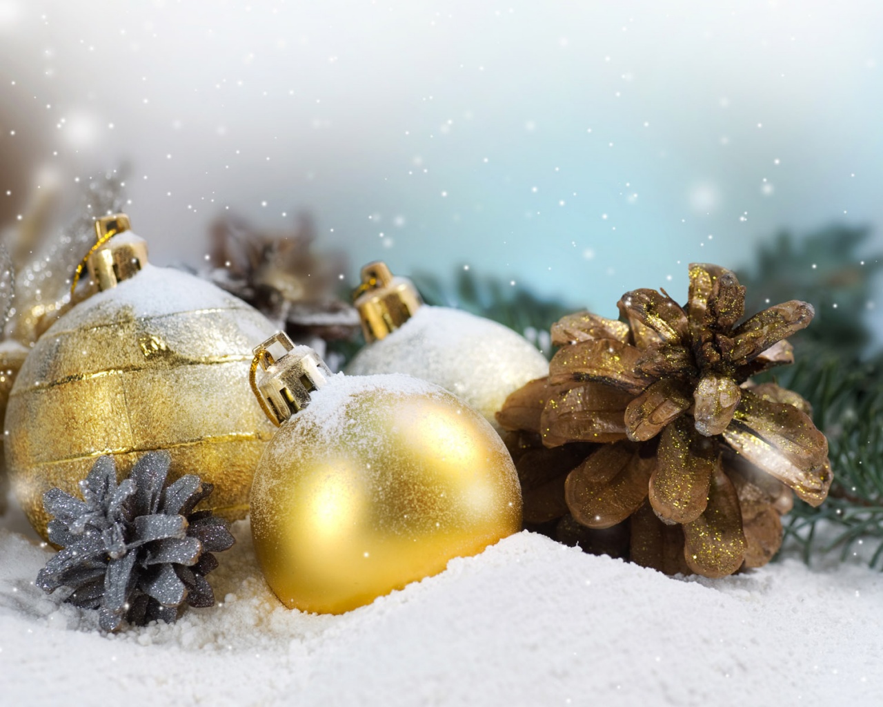 Новогодний натюрморт обои