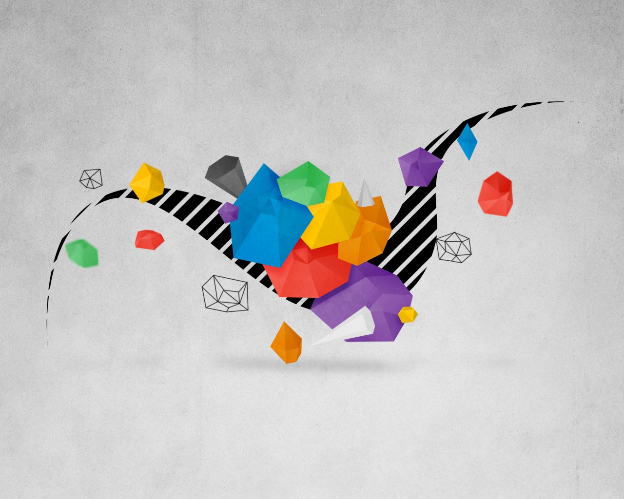 Полет абстрактной фантазии обои