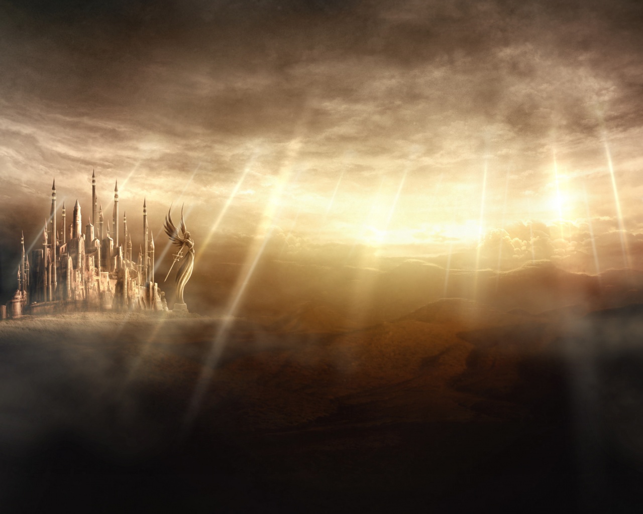 Замок из шестых Героев обои