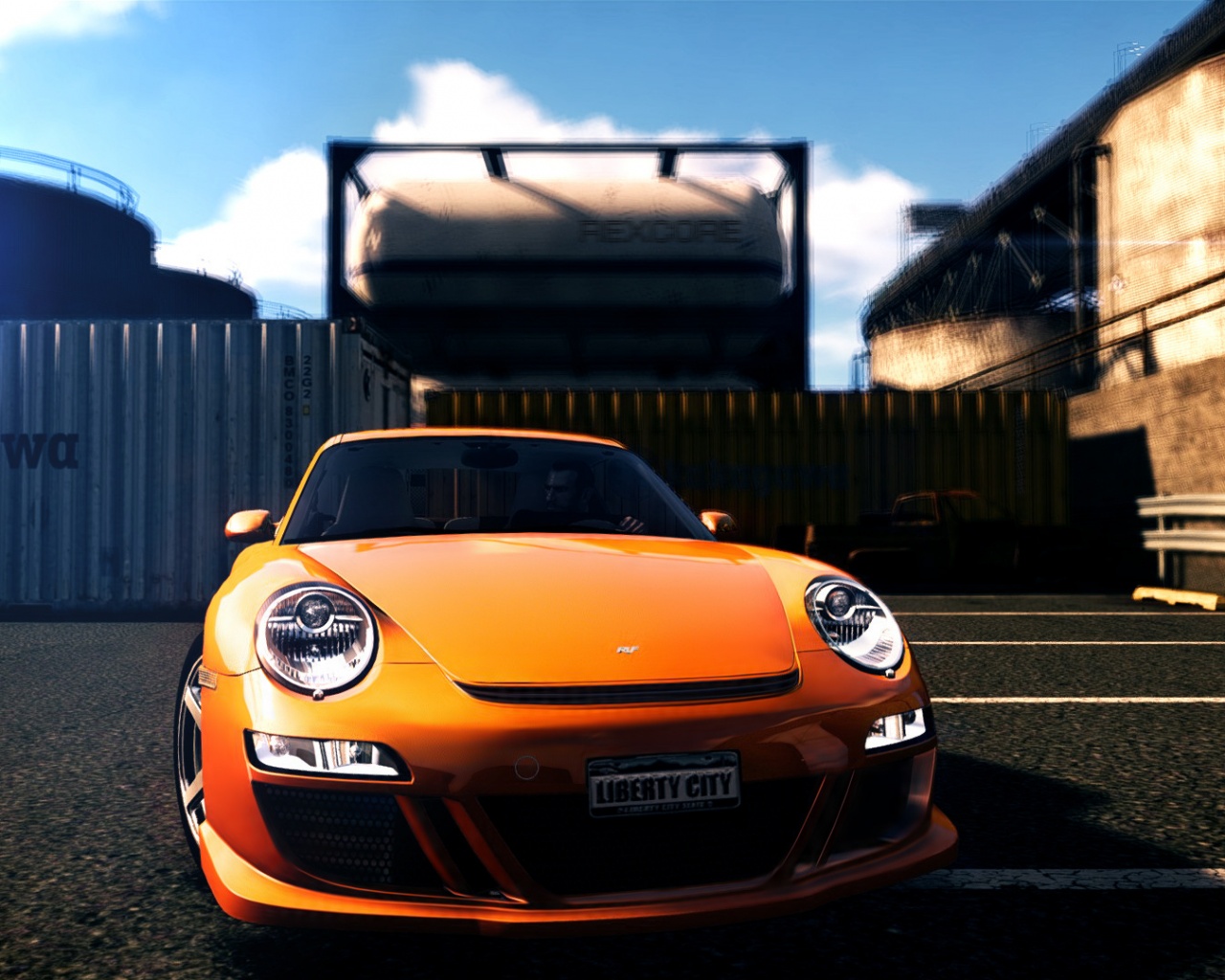 Порше из GTA4 обои