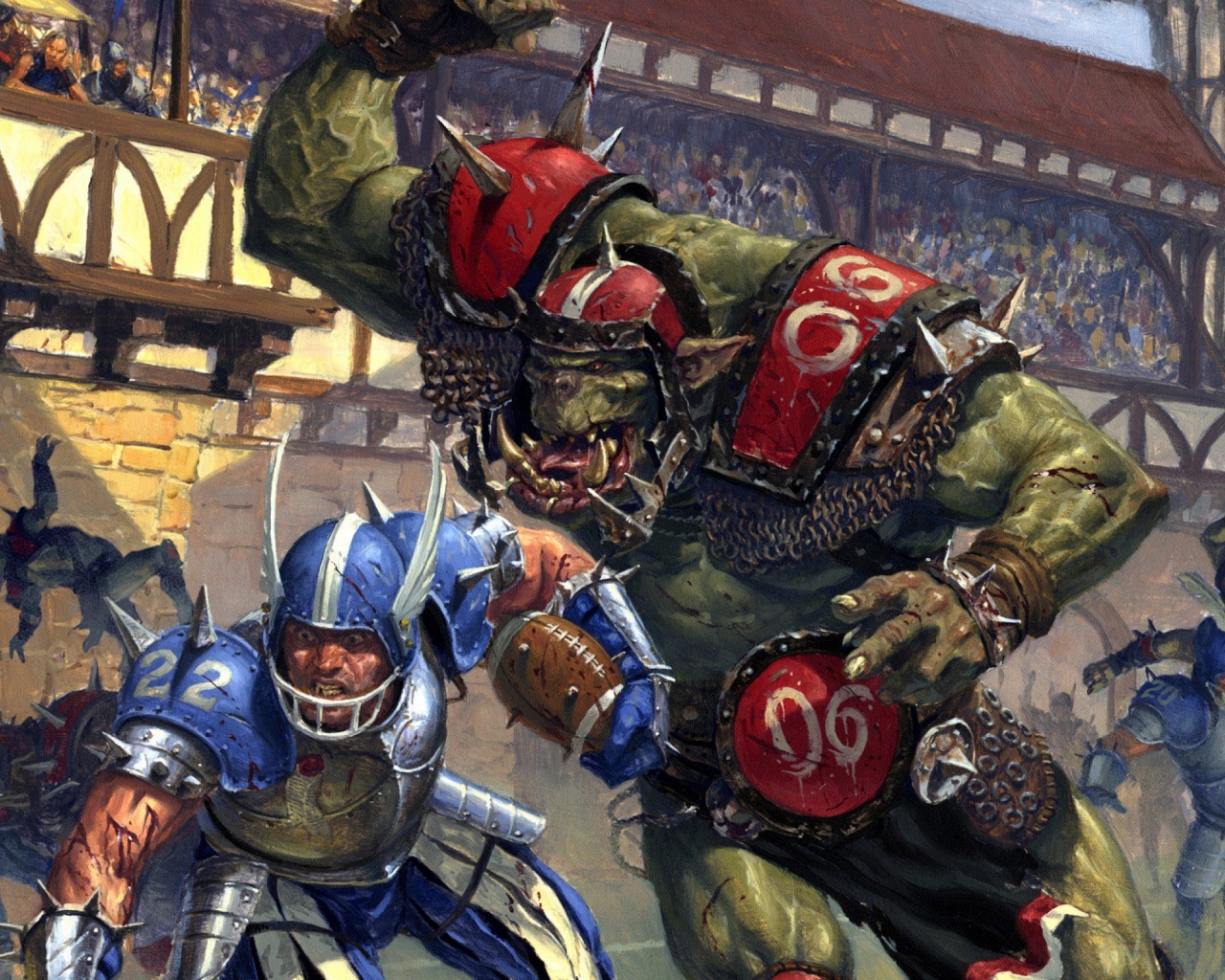 Игра людей и орков обои