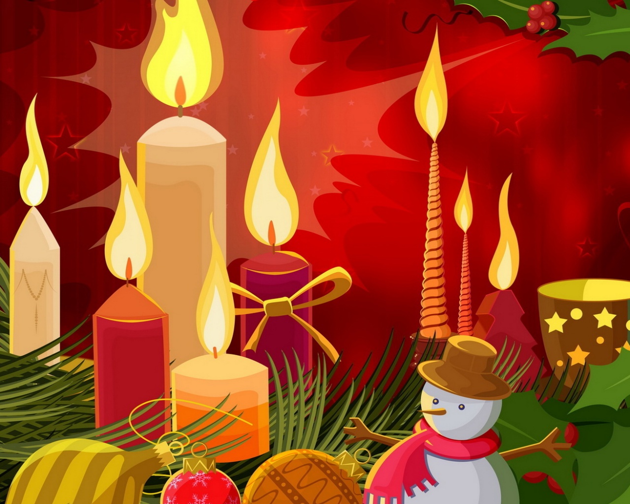 Новогодние обои