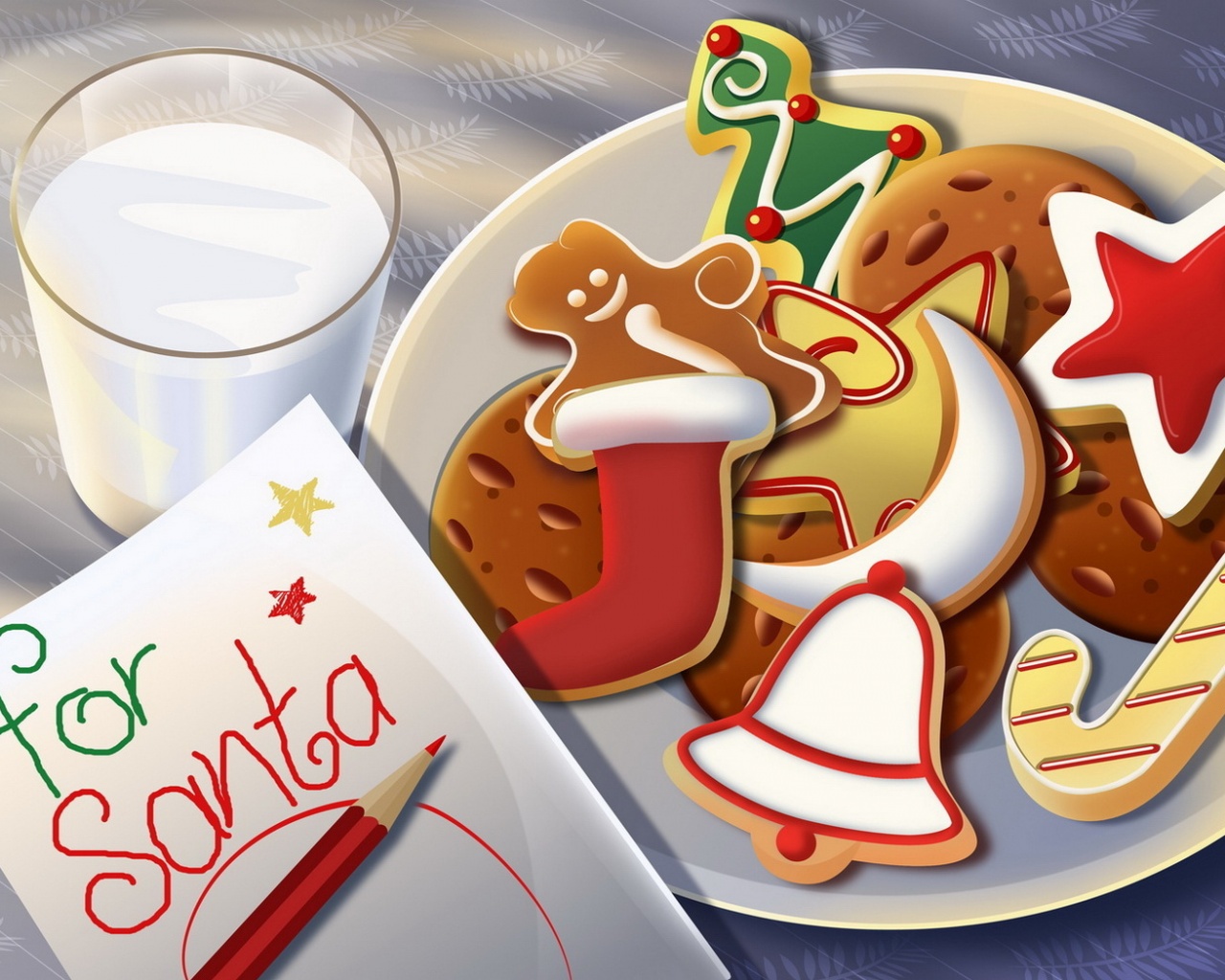 Сладости для санты обои