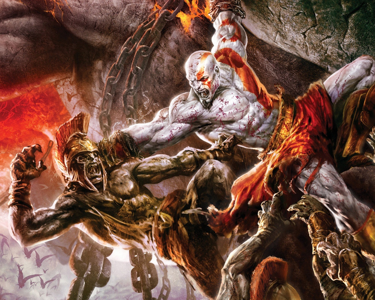 Бог войны обои