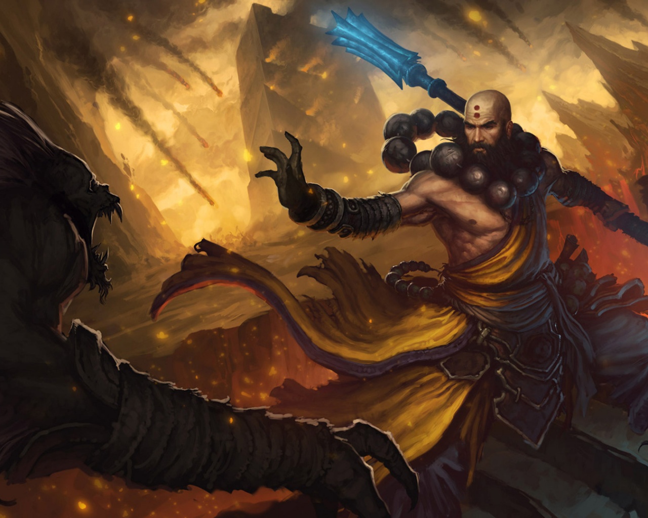 Монах из Diablo 3 обои