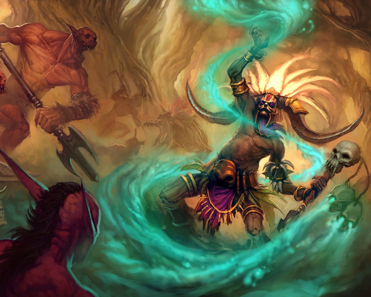 Шаман из Diablo 3 обои