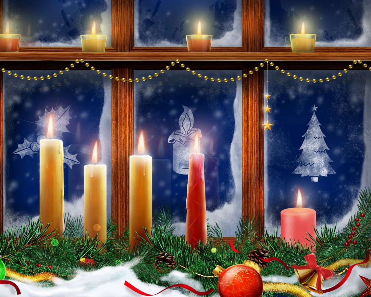 Новогоднее настроение обои