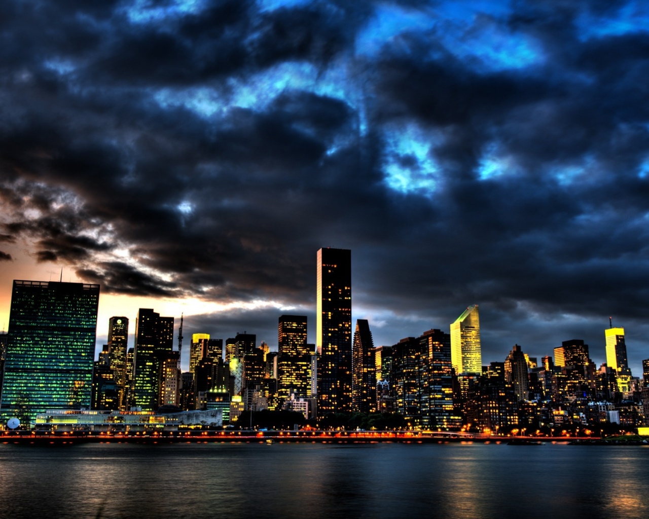 Красивый город обои