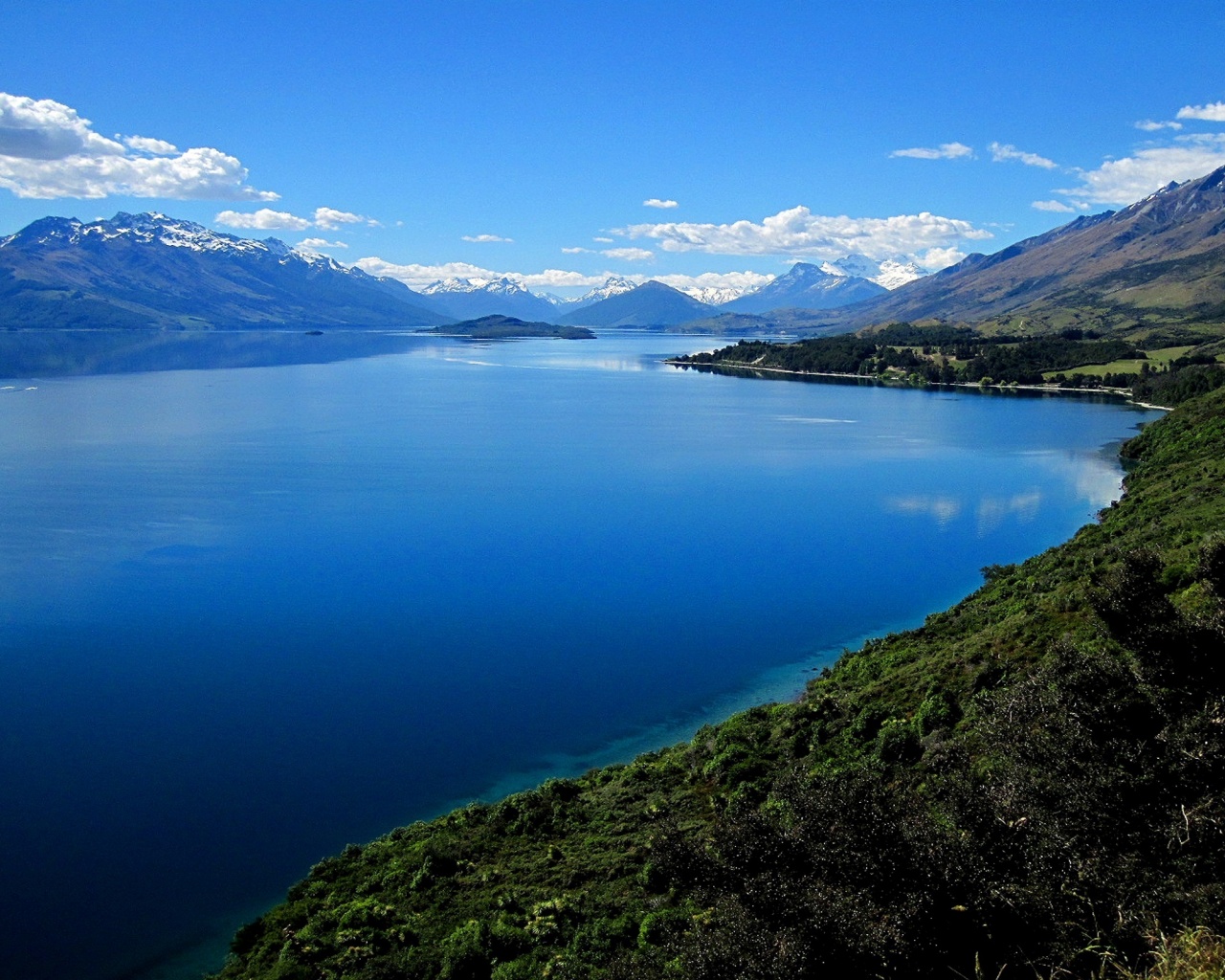 Горное озеро обои