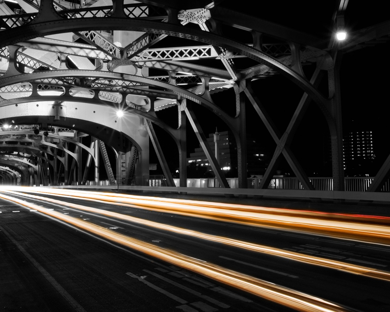 Городской мост в Сакраменто обои