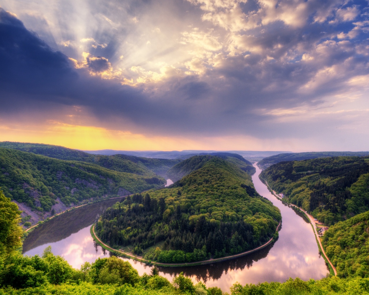 Извилистый каньон обои