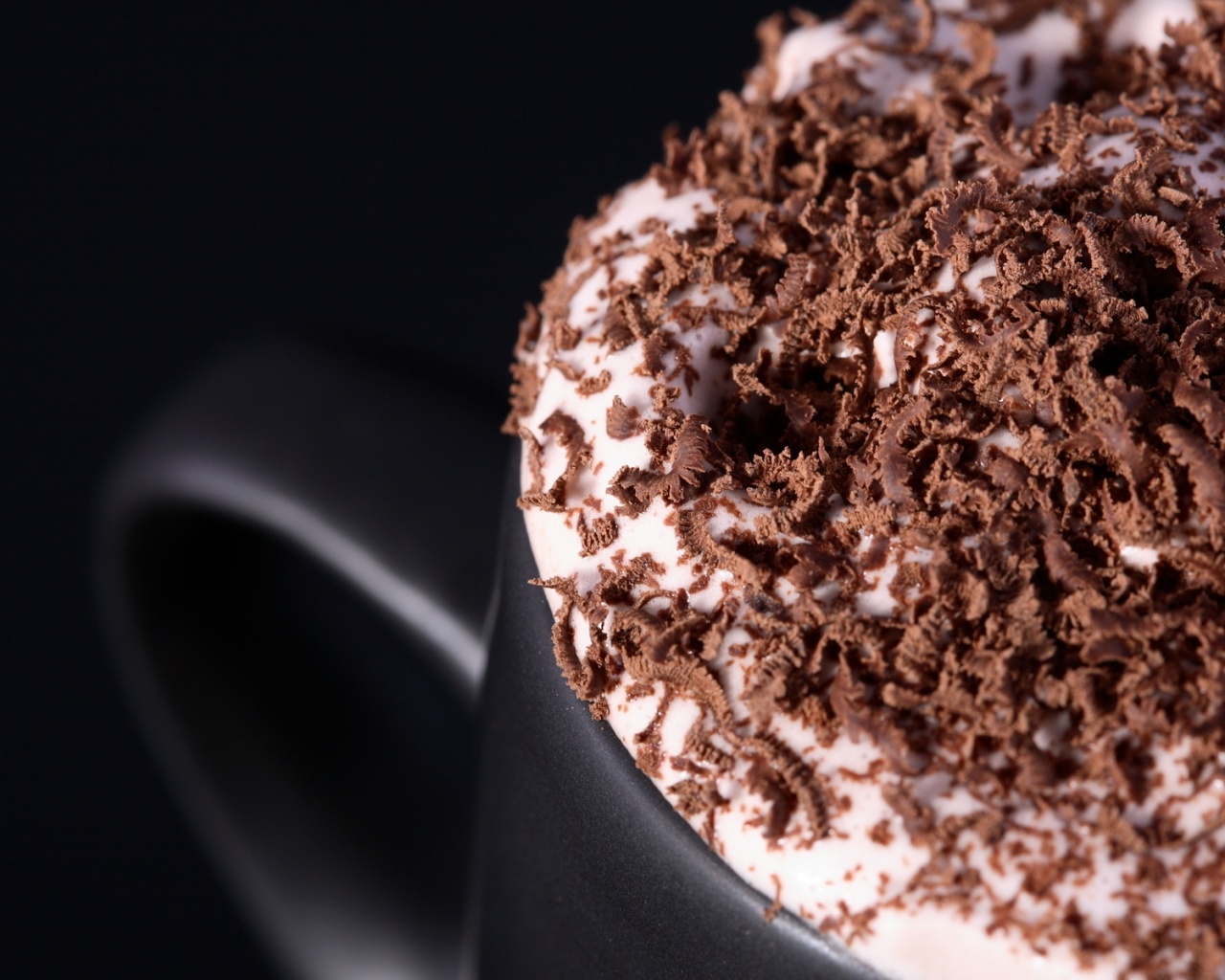 Кофе со сливками и шоколадом обои