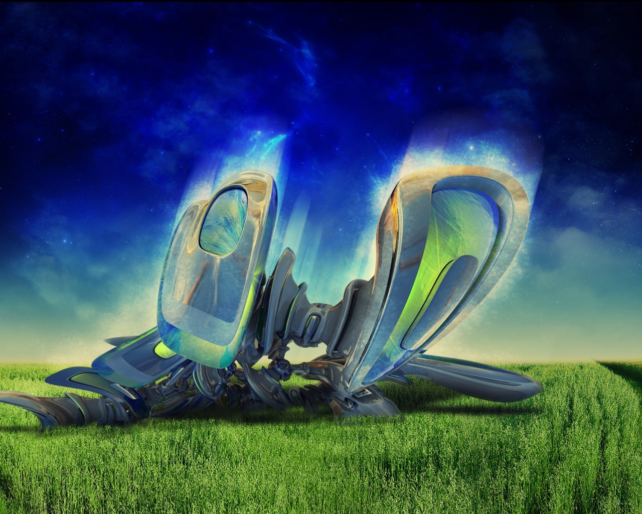 Нечто в поле обои