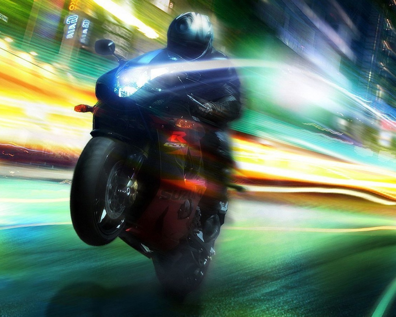 Сокрость на мотоцикле обои