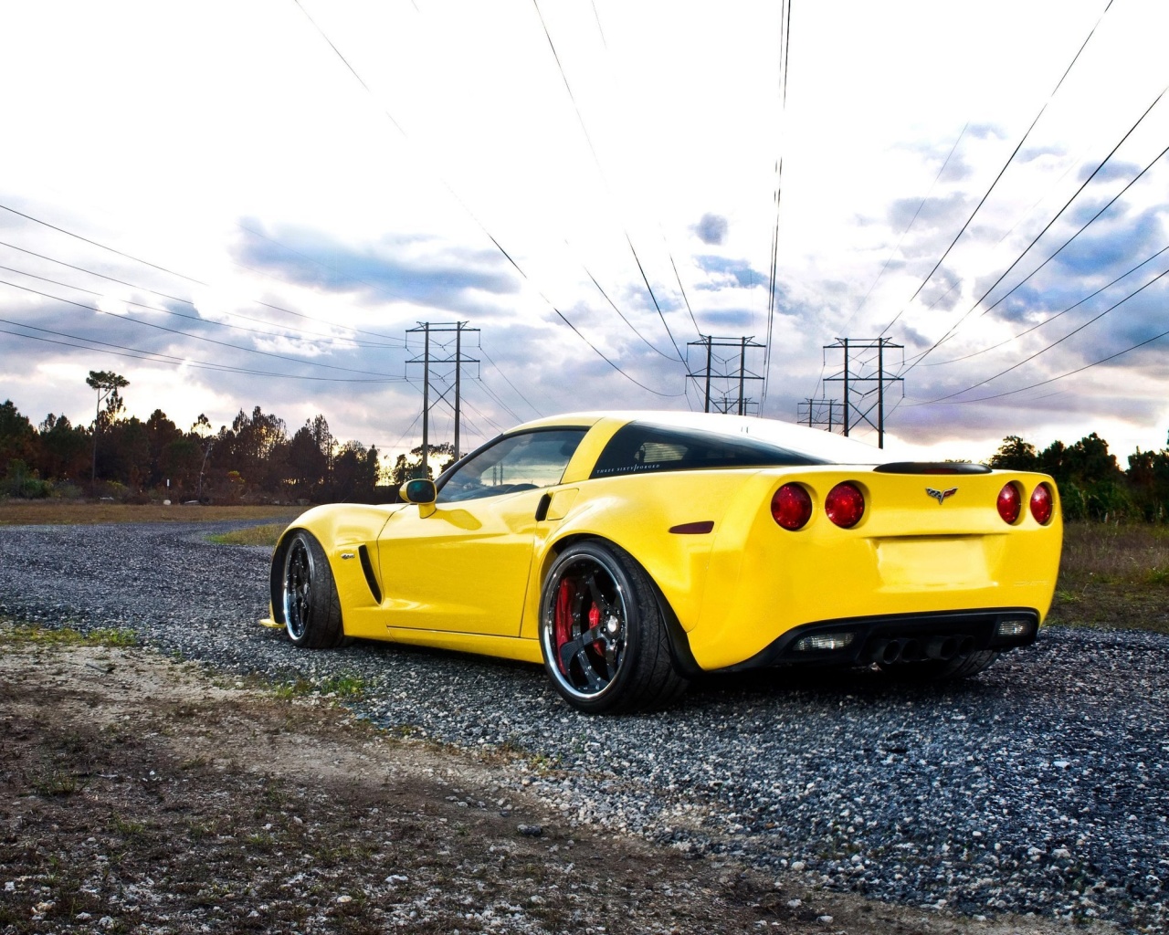 Chevrolet corvette обои