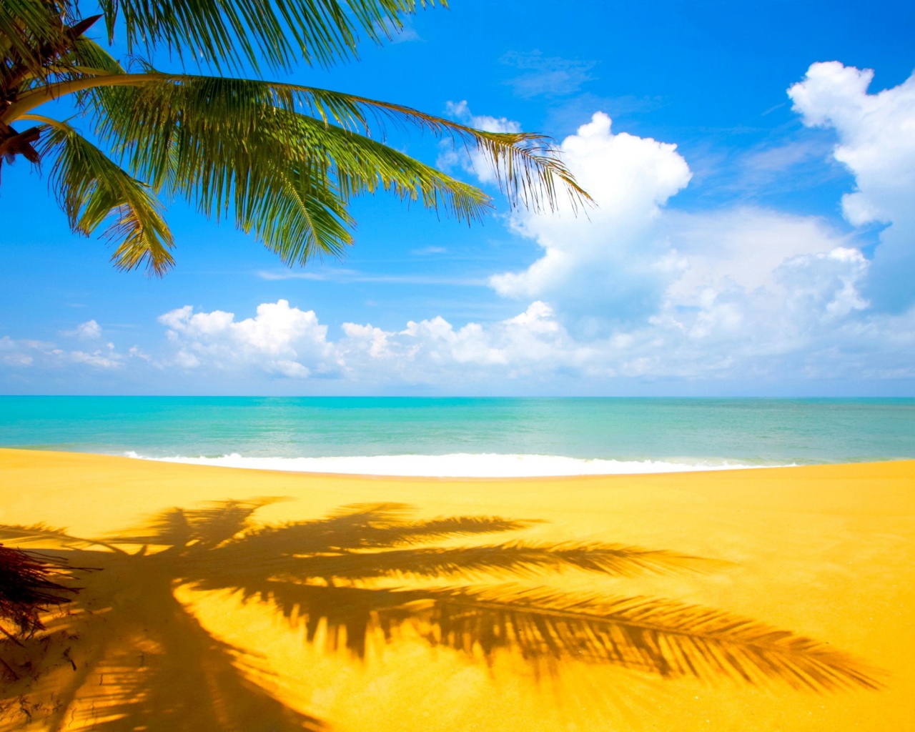 Пляжный рай обои