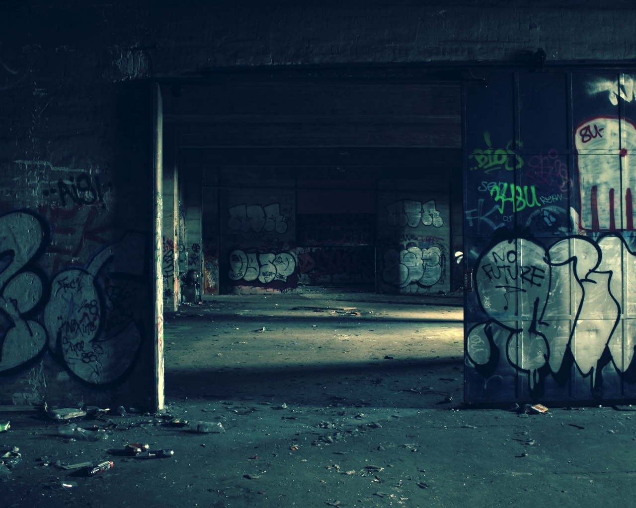 Заброшенное здание обои