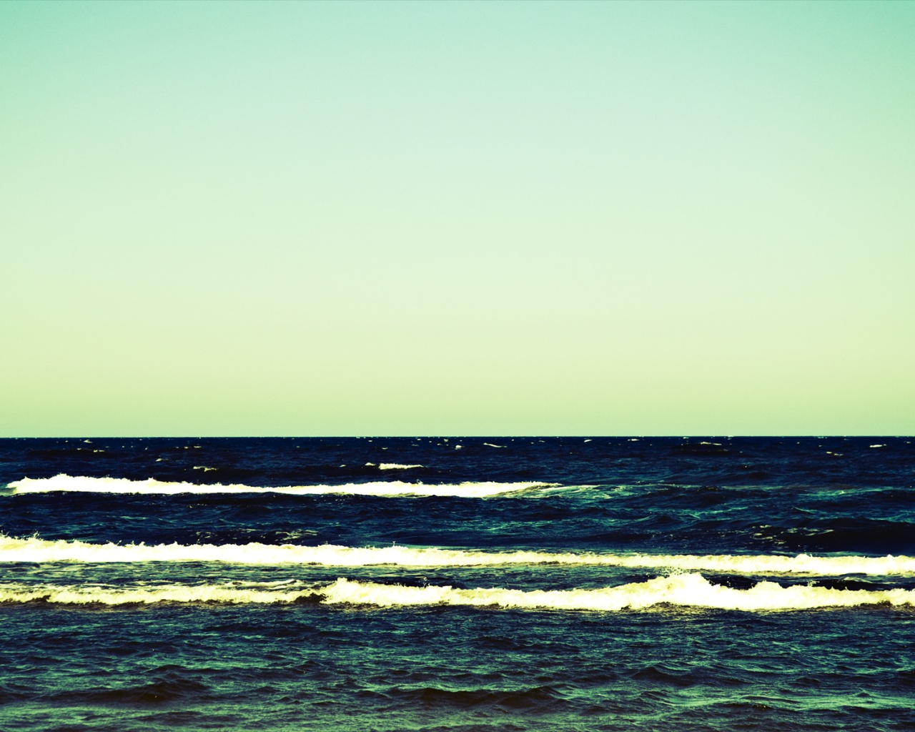 Морская линия обои
