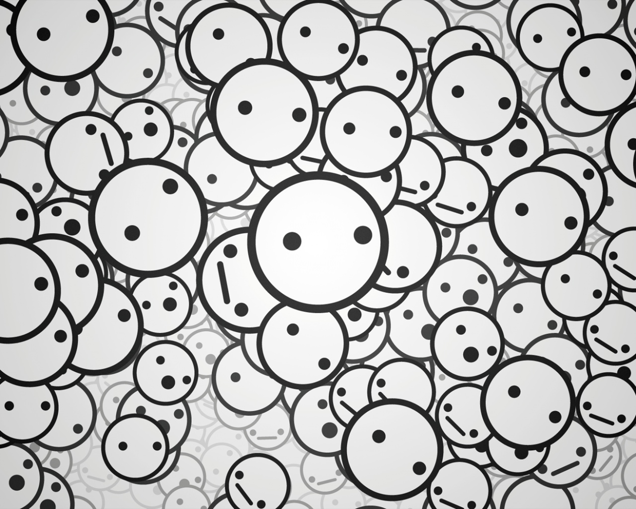 Фон из смайликов обои