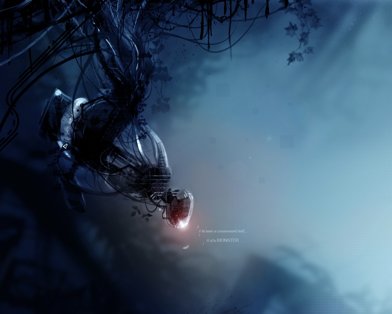 Гладос из PORTAL2 обои