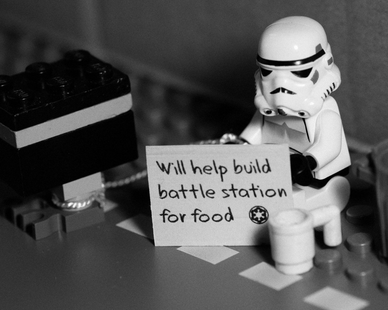 Помогу построить Звезду Смерти за еду обои