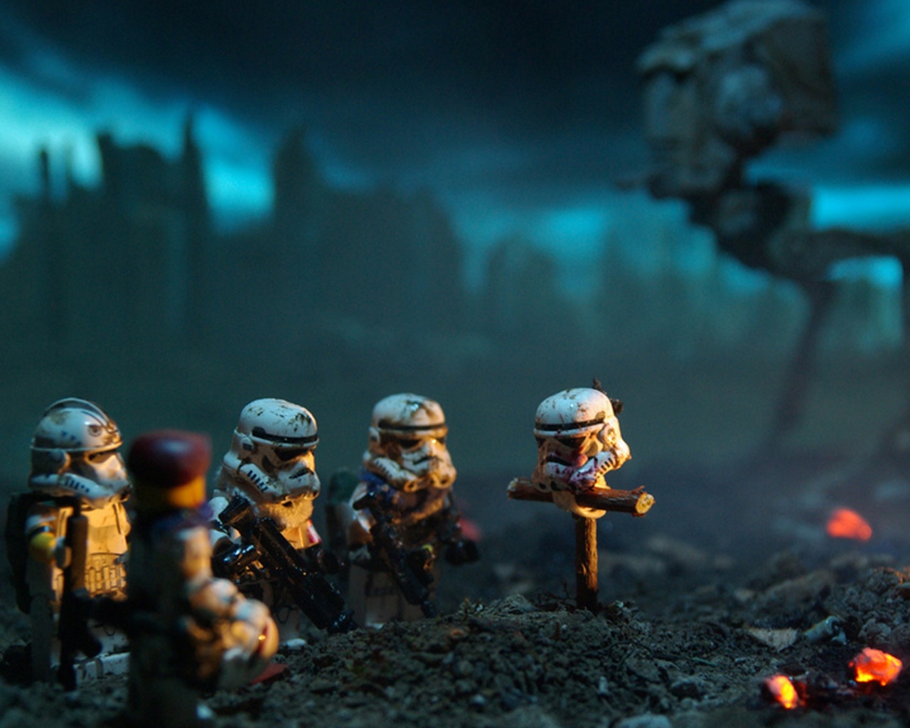 Могила Lego штурмовика обои