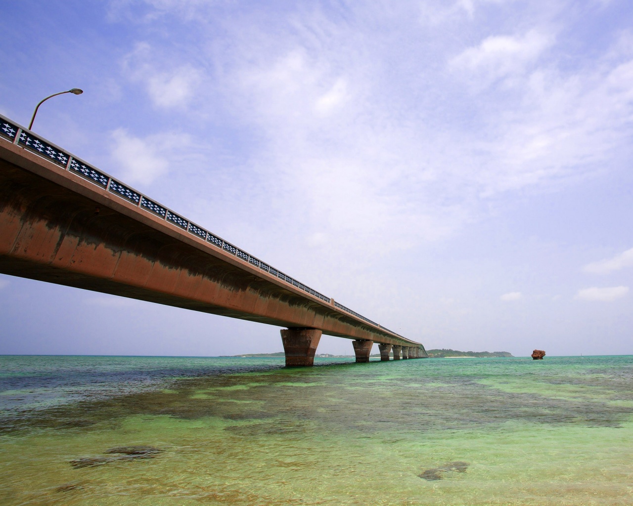 Мост до острова обои