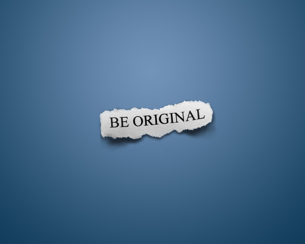 Будь оригинален обои