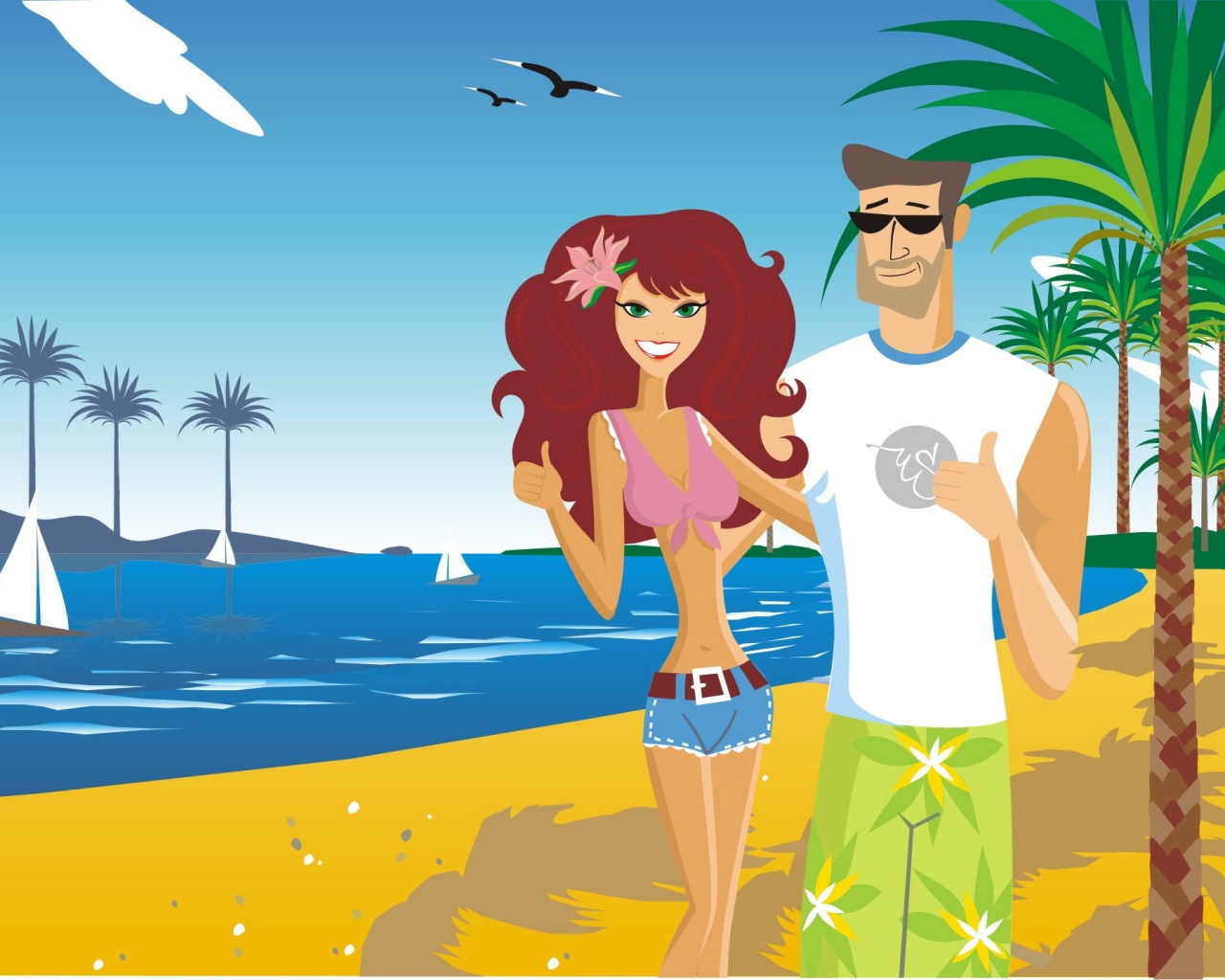 Отпуск на позитиве обои