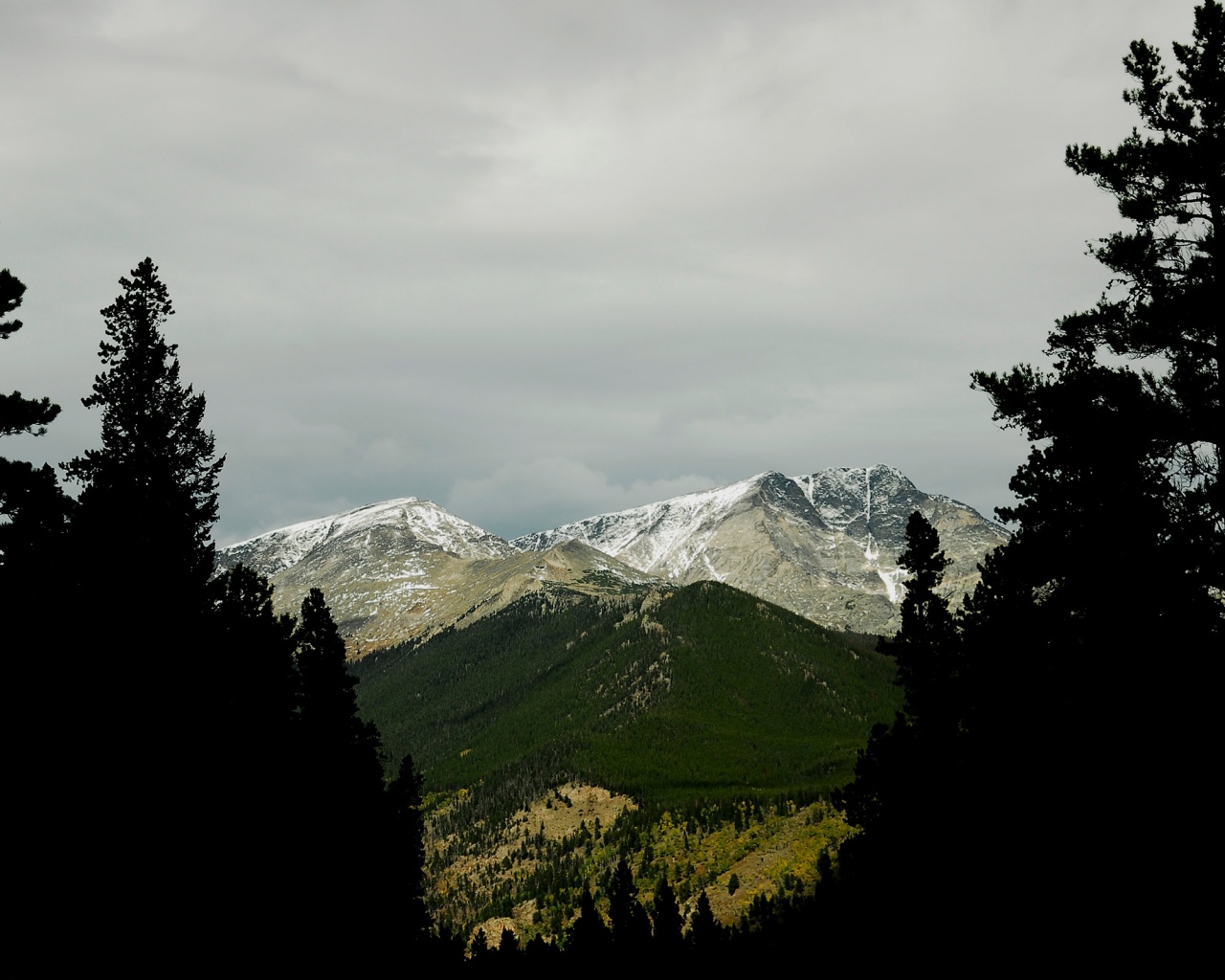 Вид на горы обои